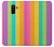 S3678 カラフルなレインボーバーティカル Colorful Rainbow Vertical Samsung Galaxy A6 (2018) バックケース、フリップケース・カバー