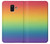 S3698 LGBTグラデーションプライドフラグ LGBT Gradient Pride Flag Samsung Galaxy A6+ (2018), J8 Plus 2018, A6 Plus 2018  バックケース、フリップケース・カバー