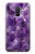 S3713 パープルクォーツアメジストグラフィックプリント Purple Quartz Amethyst Graphic Printed Samsung Galaxy A6+ (2018), J8 Plus 2018, A6 Plus 2018  バックケース、フリップケース・カバー