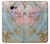 S3717 ローズゴールドブルーパステル大理石グラフィックプリント Rose Gold Blue Pastel Marble Graphic Printed Samsung Galaxy A5 (2017) バックケース、フリップケース・カバー
