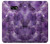 S3713 パープルクォーツアメジストグラフィックプリント Purple Quartz Amethyst Graphic Printed Samsung Galaxy A3 (2017) バックケース、フリップケース・カバー