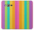 S3678 カラフルなレインボーバーティカル Colorful Rainbow Vertical Samsung Galaxy J3 (2016) バックケース、フリップケース・カバー