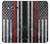 S3687 消防士細い赤い線アメリカの国旗 Firefighter Thin Red Line American Flag Samsung Galaxy J3 (2016) バックケース、フリップケース・カバー