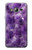 S3713 パープルクォーツアメジストグラフィックプリント Purple Quartz Amethyst Graphic Printed Samsung Galaxy J3 (2016) バックケース、フリップケース・カバー