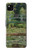 S3674 クロードモネ歩道橋とスイレンプール Claude Monet Footbridge and Water Lily Pool Google Pixel 4a バックケース、フリップケース・カバー