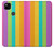 S3678 カラフルなレインボーバーティカル Colorful Rainbow Vertical Google Pixel 4a バックケース、フリップケース・カバー