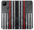 S3687 消防士細い赤い線アメリカの国旗 Firefighter Thin Red Line American Flag Google Pixel 4a バックケース、フリップケース・カバー