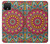 S3694 ヒッピーアートパターン Hippie Art Pattern Google Pixel 4 バックケース、フリップケース・カバー