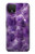 S3713 パープルクォーツアメジストグラフィックプリント Purple Quartz Amethyst Graphic Printed Google Pixel 4 バックケース、フリップケース・カバー