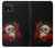 S3753 ダークゴシックゴススカルローズ Dark Gothic Goth Skull Roses Google Pixel 4 バックケース、フリップケース・カバー