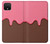 S3754 ストロベリーアイスクリームコーン Strawberry Ice Cream Cone Google Pixel 4 バックケース、フリップケース・カバー