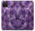S3713 パープルクォーツアメジストグラフィックプリント Purple Quartz Amethyst Graphic Printed Google Pixel 4 XL バックケース、フリップケース・カバー