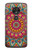 S3694 ヒッピーアートパターン Hippie Art Pattern Motorola Moto G7 Play バックケース、フリップケース・カバー