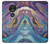 S3676 カラフルな抽象的な大理石の石 Colorful Abstract Marble Stone Motorola Moto G7 Power バックケース、フリップケース・カバー