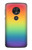 S3698 LGBTグラデーションプライドフラグ LGBT Gradient Pride Flag Motorola Moto G7 Power バックケース、フリップケース・カバー