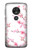 S3707 ピンクの桜の春の花 Pink Cherry Blossom Spring Flower Motorola Moto G7 Power バックケース、フリップケース・カバー