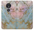 S3717 ローズゴールドブルーパステル大理石グラフィックプリント Rose Gold Blue Pastel Marble Graphic Printed Motorola Moto G7 Power バックケース、フリップケース・カバー