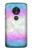 S3747 トランスフラッグポリゴン Trans Flag Polygon Motorola Moto G7 Power バックケース、フリップケース・カバー