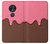 S3754 ストロベリーアイスクリームコーン Strawberry Ice Cream Cone Motorola Moto G7 Power バックケース、フリップケース・カバー