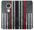 S3687 消防士細い赤い線アメリカの国旗 Firefighter Thin Red Line American Flag Motorola Moto G7, Moto G7 Plus バックケース、フリップケース・カバー