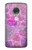 S3710 ピンクのラブハート Pink Love Heart Motorola Moto G7, Moto G7 Plus バックケース、フリップケース・カバー