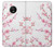 S3707 ピンクの桜の春の花 Pink Cherry Blossom Spring Flower Motorola Moto G6 バックケース、フリップケース・カバー