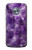 S3713 パープルクォーツアメジストグラフィックプリント Purple Quartz Amethyst Graphic Printed Motorola Moto X4 バックケース、フリップケース・カバー