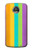 S3678 カラフルなレインボーバーティカル Colorful Rainbow Vertical Motorola Moto Z2 Play, Z2 Force バックケース、フリップケース・カバー