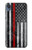 S3687 消防士細い赤い線アメリカの国旗 Firefighter Thin Red Line American Flag Motorola Moto E6, Moto E (6th Gen) バックケース、フリップケース・カバー