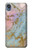 S3717 ローズゴールドブルーパステル大理石グラフィックプリント Rose Gold Blue Pastel Marble Graphic Printed Motorola Moto E6, Moto E (6th Gen) バックケース、フリップケース・カバー