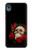 S3753 ダークゴシックゴススカルローズ Dark Gothic Goth Skull Roses Motorola Moto E6, Moto E (6th Gen) バックケース、フリップケース・カバー