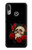 S3753 ダークゴシックゴススカルローズ Dark Gothic Goth Skull Roses Motorola Moto E6 Plus, Moto E6s バックケース、フリップケース・カバー