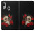 S3753 ダークゴシックゴススカルローズ Dark Gothic Goth Skull Roses Motorola Moto E6 Plus, Moto E6s バックケース、フリップケース・カバー