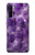 S3713 パープルクォーツアメジストグラフィックプリント Purple Quartz Amethyst Graphic Printed OnePlus Nord バックケース、フリップケース・カバー