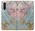 S3717 ローズゴールドブルーパステル大理石グラフィックプリント Rose Gold Blue Pastel Marble Graphic Printed OnePlus Nord バックケース、フリップケース・カバー