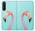 S3708 ピンクのフラミンゴ Pink Flamingo Sony Xperia 1 II バックケース、フリップケース・カバー