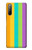 S3678 カラフルなレインボーバーティカル Colorful Rainbow Vertical Sony Xperia 10 II バックケース、フリップケース・カバー
