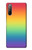 S3698 LGBTグラデーションプライドフラグ LGBT Gradient Pride Flag Sony Xperia 10 II バックケース、フリップケース・カバー