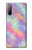 S3706 パステルレインボーギャラクシーピンクスカイ Pastel Rainbow Galaxy Pink Sky Sony Xperia 10 II バックケース、フリップケース・カバー
