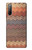 S3752 ジグザグ生地パターングラフィックプリント Zigzag Fabric Pattern Graphic Printed Sony Xperia 10 II バックケース、フリップケース・カバー