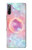 S3709 ピンクギャラクシー Pink Galaxy Sony Xperia L4 バックケース、フリップケース・カバー