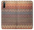 S3752 ジグザグ生地パターングラフィックプリント Zigzag Fabric Pattern Graphic Printed Sony Xperia L4 バックケース、フリップケース・カバー