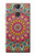 S3694 ヒッピーアートパターン Hippie Art Pattern Sony Xperia XA2 バックケース、フリップケース・カバー