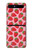 S3719 いちご柄 Strawberry Pattern Samsung Galaxy Z Flip 5G バックケース、フリップケース・カバー