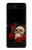 S3753 ダークゴシックゴススカルローズ Dark Gothic Goth Skull Roses Samsung Galaxy Z Flip 5G バックケース、フリップケース・カバー