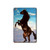 S0934 黒野生馬 Wild Black Horse iPad mini 4, iPad mini 5, iPad mini 5 (2019) タブレットケース