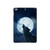 S3693 グリムホワイトウルフ満月 Grim White Wolf Full Moon iPad mini 4, iPad mini 5, iPad mini 5 (2019) タブレットケース