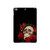S3753 ダークゴシックゴススカルローズ Dark Gothic Goth Skull Roses iPad mini 4, iPad mini 5, iPad mini 5 (2019) タブレットケース