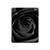 S1598 黒バラ Black Rose iPad Pro 11 (2021,2020,2018, 3rd, 2nd, 1st) タブレットケース