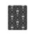 S2371 スカルヴィンテージモノクロのパターン Skull Vintage Monochrome Pattern iPad Pro 11 (2021,2020,2018, 3rd, 2nd, 1st) タブレットケース